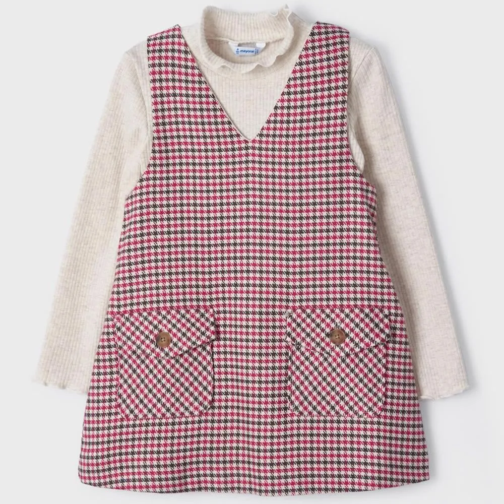 completo vestito e lupetto 4982 bambina mayoral 